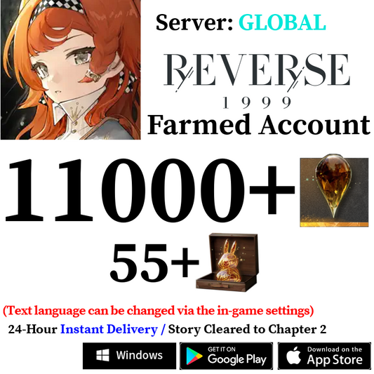 [GLOBAL] [INSTANT] 11000+ Gems | Reverse: 1999 Reroll Account