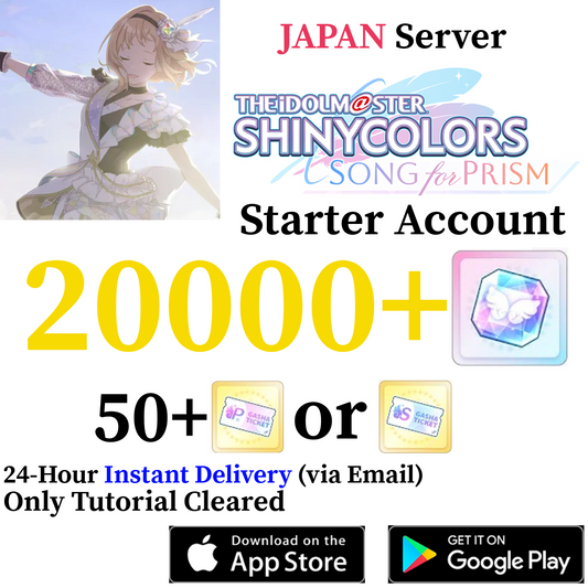 [JP] [INSTANT] (BUY 2 GET 3) 16000+ Gems | Idolmaster Shiny Colors Song for Prism Shanison Shinymas iDOLM@STER Reroll Starter Account