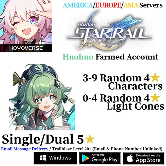 [AMERICA/EUROPE/ASIA] Huohuo Honkai: Star Rail Farmed Account - Skye1204 Gaming Shop