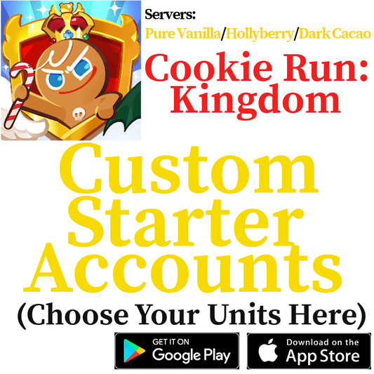 [GLOBAL] Custom Selective Starter Accounts Cookie Run: Kingdom - Skye1204 Gaming Shop