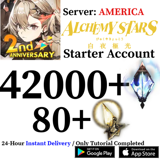 [AMERICA] [INSTANT] 42000+ Gems Alchemy Stars: Aurora Blast Starter Reroll Account