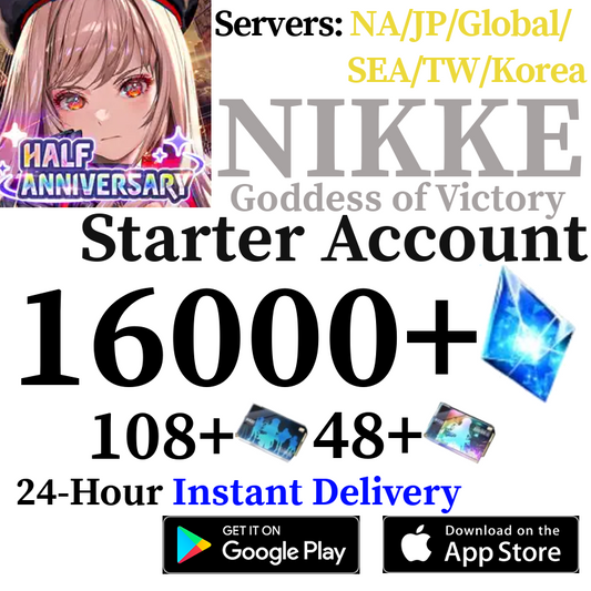 [All Servers] [INSTANT] 16000+ Gems GODDESS OF VICTORY: NIKKE Starter Reroll Account
