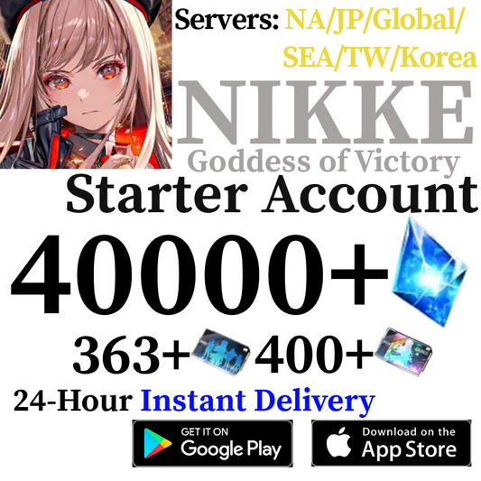 [All Servers] [INSTANT] 10000-40000+ Gems GODDESS OF VICTORY: NIKKE Starter Reroll Account