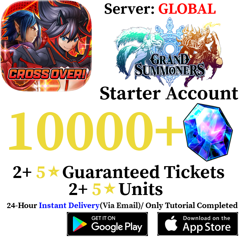 [GLOBAL] [INSTANT] 10000+ Crystals Grand Summoners Starter Reroll Fresh Account