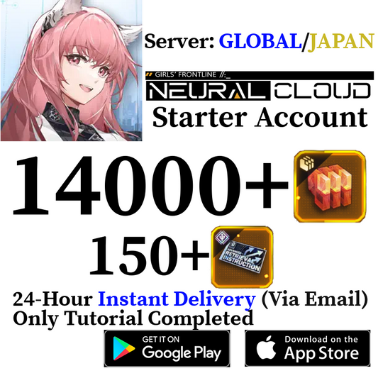 [GLOBAL/JP] [INSTANT]  14000+ Quartz 150+ Advanced Search Commands | Girls' Frontline: Project Neural Cloud Reroll Fresh Starter Account