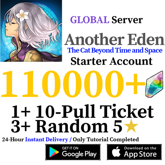[GLOBAL] [INSTANT] 60000 - 110000+ Gems | Another Eden Starter Account