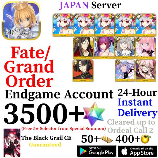 Fgo Ruler Card FGO JP Accounts: Reroll, Starter & Endgame Accounts – Skye1204 Gaming Shop