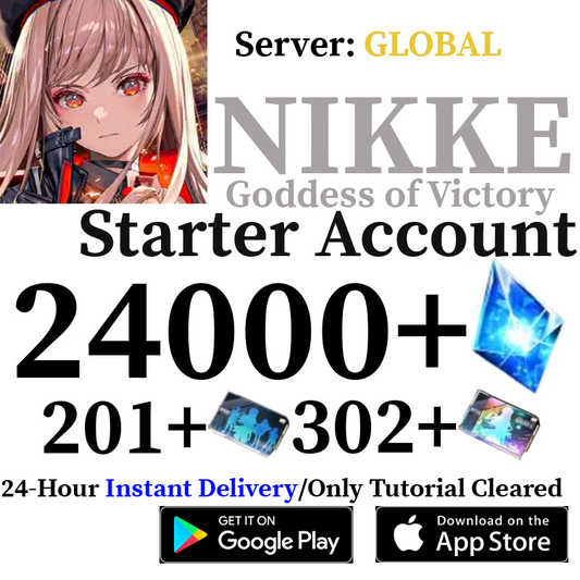 [GLOBAL] [INSTANT] 24000+ Gems, 450+ Recruit Vouchers GODDESS OF VICTORY: NIKKE Starter Reroll Account