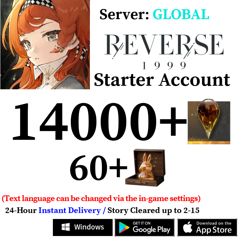 [GLOBAL] [INSTANT] 14000+ Gems | Reverse: 1999 Starter Reroll Account