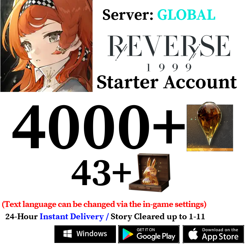 [GLOBAL] [INSTANT] (BUY 2 GET 3) 4200+ Gems | Reverse: 1999 Starter Reroll Account