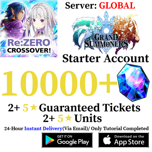 [GLOBAL] 10000+ Crystals Grand Summoners Starter Reroll Fresh Account