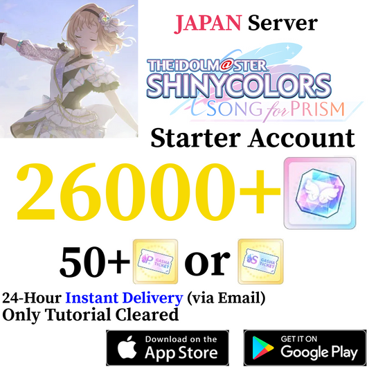 [JP] [INSTANT] 19500+ Gems | Idolmaster Shiny Colors Song for Prism Shanison Shinymas iDOLM@STER Reroll Starter Account