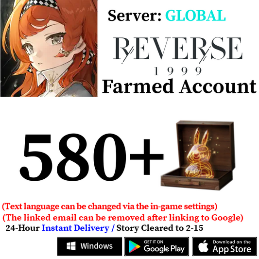 [GLOBAL] [INSTANT] 580+ Summons | Reverse: 1999 Reroll Account