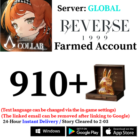 [GLOBAL] [INSTANT] 570 - 910+ Summons | Nautika, Lucy, Liang Yue, Anjo Nala Selectable | Reverse: 1999 Reroll Account