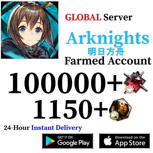 [GLOBAL] [INSTANT] 65000-100000+ Orundum, 100-1150+ Originite Prime | Arknights Farmed Reroll Account