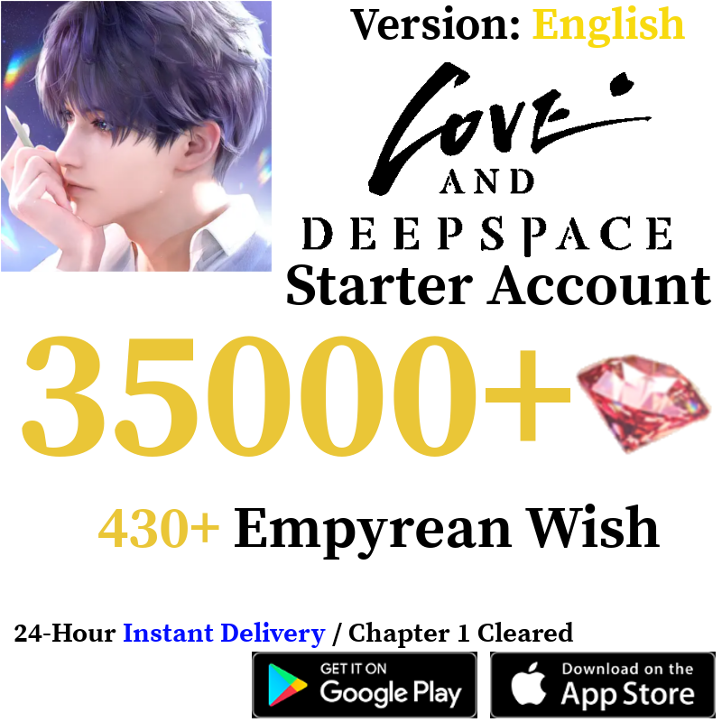[GLOBAL] [INSTANT] 35000+ Diamonds | Love and Deepspace Reroll Account