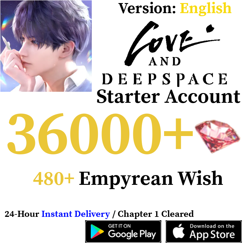 [GLOBAL] [INSTANT] 36000+ Diamonds | Love and Deepspace Reroll Account