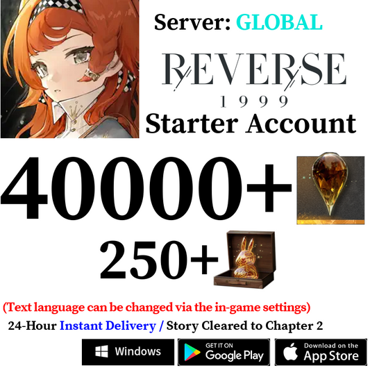 [GLOBAL] [INSTANT] 30000 - 40000+ Gems | Reverse: 1999 Reroll Account