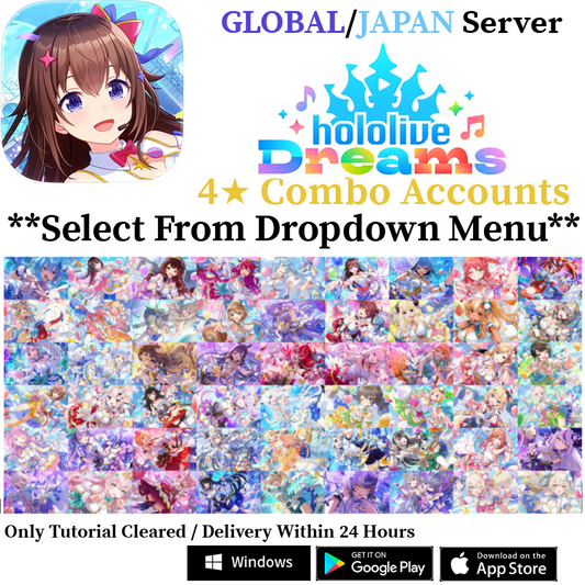 [GLOBAL/JP] 4⭐ Combo hololive Dreams Holodori Starter Account