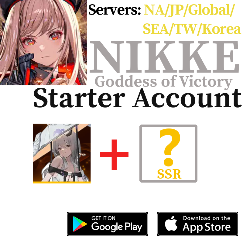 ALL SERVERS | Scarlet + SSR GODDESS OF VICTORY: NIKKE Starter Account