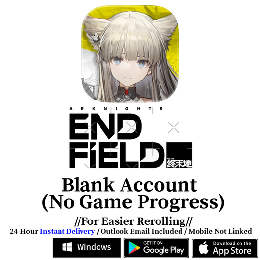 [ALL SERVERS] [INSTANT] (BUY 1 GET 5) Arknights: Endfield Blank Account