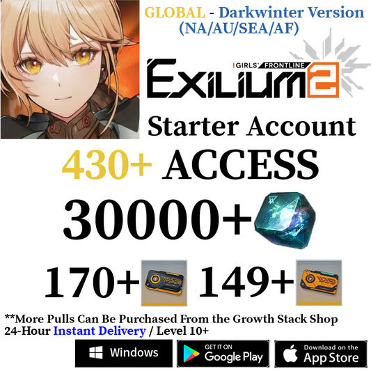 [Darkwinter - AMERICA + Other Regions] [INSTANT] 15000-30000+ Collapse Piece | GFL2 GIRLS' FRONTLINE 2: EXILIUM Starter Reroll Account
