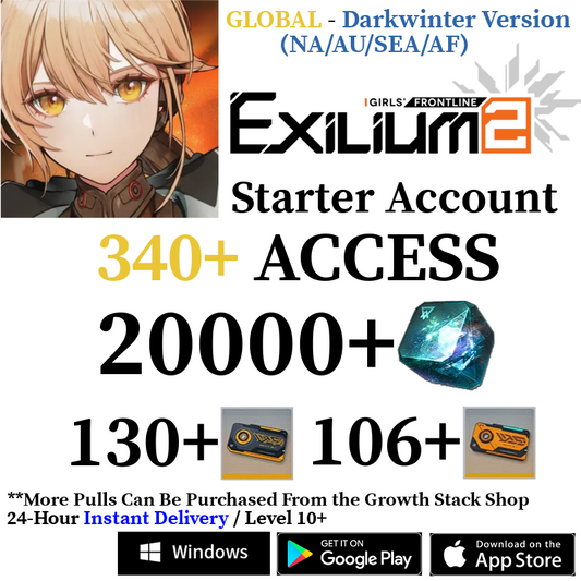 [Darkwinter - AMERICA + Other Regions] [INSTANT] 20000+ Collapse Piece | GFL2 GIRLS' FRONTLINE 2: EXILIUM Starter Reroll Account