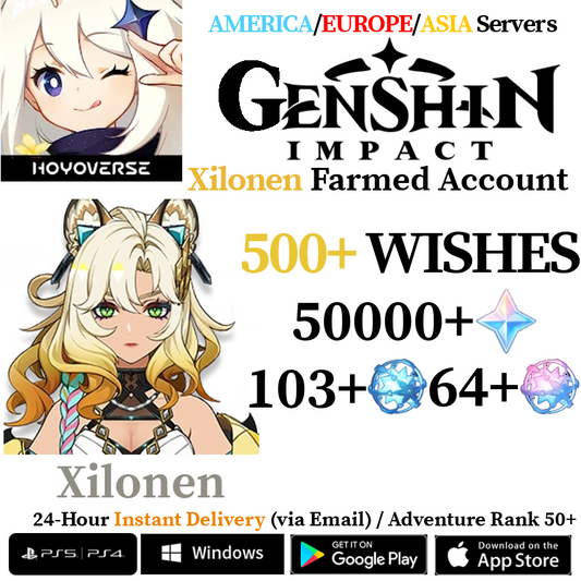 [AMERICA/EUROPE/ASIA] [INSTANT] Xilonen Genshin Impact Primogems Fates Reroll Account