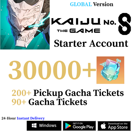 [GLOBAL] [INSTANT] 23000-30000+ Crystals | Kaiju No. 8 The Game Starter Reroll Account
