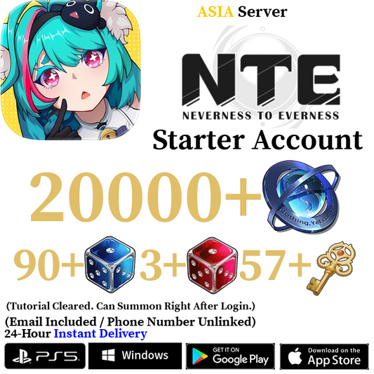[ASIA] [INSTANT] 4200-20000+ Annulith | Neverness to Everness NTE Starter Reroll Account