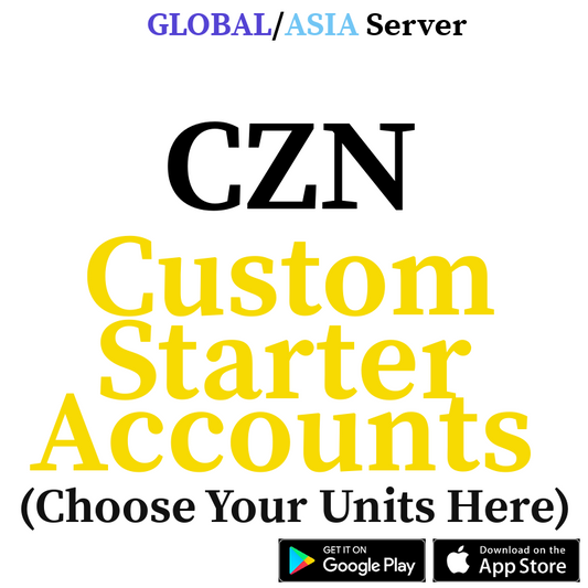 [GLOBAL/ASIA] Custom Selective Starter Accounts CZN