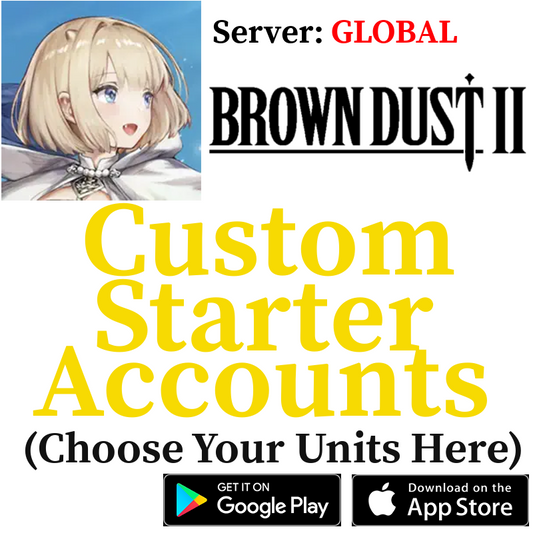 [GLOBAL/JP] Custom Selective Starter Accounts Brown Dust 2