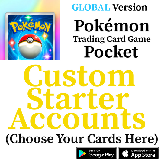 [GLOBAL] Custom Selective Starter Accounts Pokémon Pokemon TCG Pocket