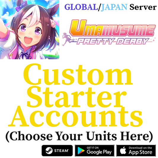 [GLOBAL/JP] Custom Selective Starter Accounts Uma Musume Pretty Derby