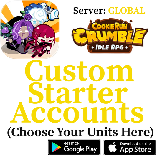 [GLOBAL] Custom Selective Starter Accounts Cookie Run: Crumble