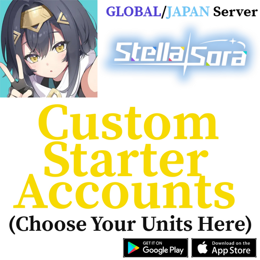 [GLOBAL/JP] Custom Selective Starter Accounts Stella Sora
