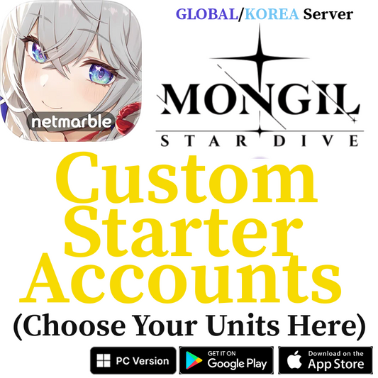 [GLOBAL/KOREA] Custom Selective Starter Accounts MONGIL: STAR DIVE