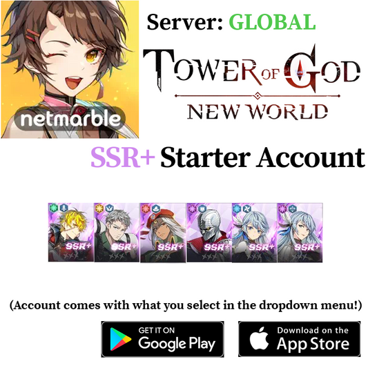 [GLOBAL] SSR+ Characters Selection | Tower of God New World Starter Account