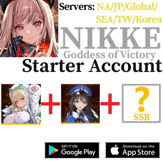 ALL SERVERS | Rupee + SSR GODDESS OF VICTORY: NIKKE Starter Account - Skye1204 Gaming Shop