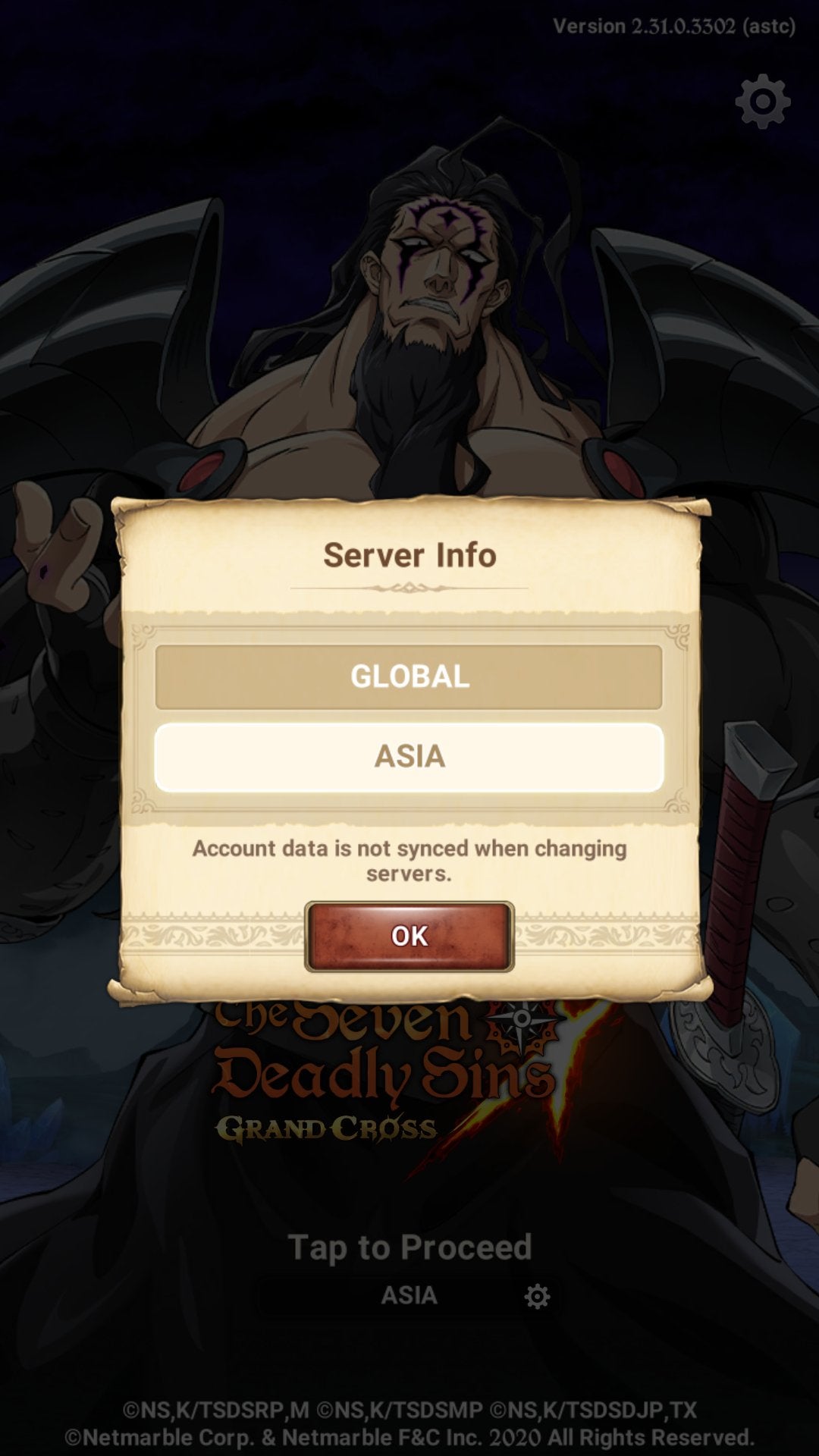 [ASIA] [INSTANT] 700+ Gems Seven Deadly Sins Grand Cross Reroll Starter Account - Skye1204 Gaming Shop