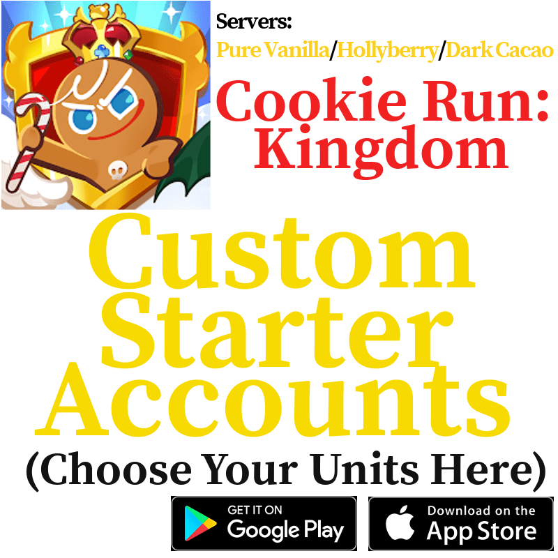 [GLOBAL] Custom Selective Starter Accounts Cookie Run: Kingdom - Skye1204 Gaming Shop