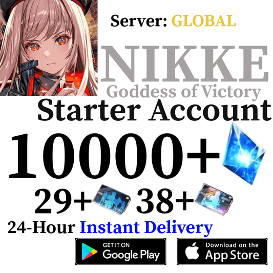 [GLOBAL] [INSTANT] 10000+ Gems GODDESS OF VICTORY: NIKKE Starter Reroll Account - Skye1204 Gaming Shop