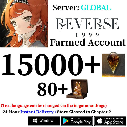 [GLOBAL] [INSTANT] 15000+ Gems | Reverse: 1999 Reroll Account - Skye1204 Gaming Shop