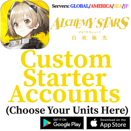 [GLOBAL/AMERICA/SEA/JP] Custom Selective Starter Accounts Alchemy Stars - Skye1204 Gaming Shop