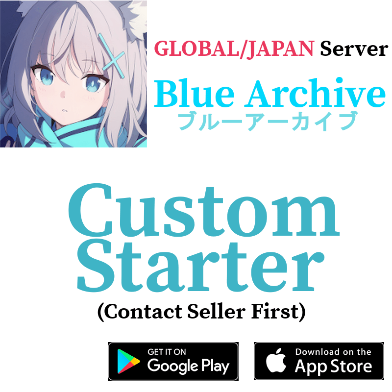 [GLOBAL/JP] Custom Selective Starter Accounts Blue Archive - Skye1204 Gaming Shop