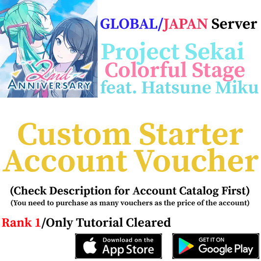[GLOBAL/JP] [INSTANT] 4* Combo Custom Starter Accounts Voucher Code | Project Sekai Colorful Stage (pjsekai.moe) - Skye1204 Gaming Shop