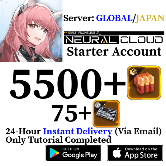 [GLOBAL/JP] [INSTANT] 5500+ Quartz 75+ Advanced Search Commands | Girls' Frontline: Project Neural Cloud Reroll Fresh Starter Account - Skye1204 Gaming Shop