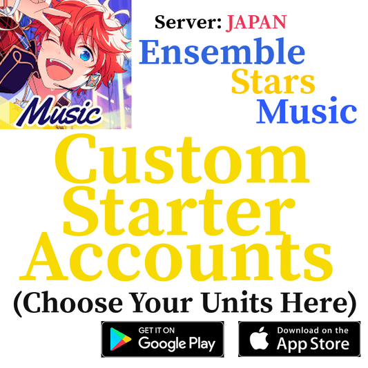 [JP] Custom Selective Starter Accounts Ensemble Stars Music - Skye1204 Gaming Shop