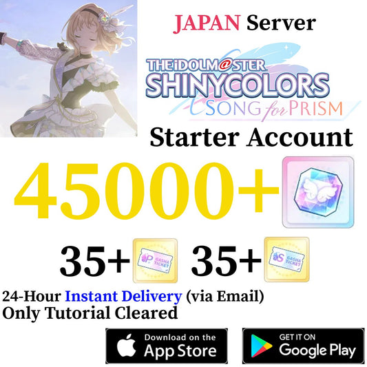 [JP] [INSTANT] 35000-45000+ Gems | Idolmaster Shiny Colors Song for Prism Shanison Shinymas iDOLM@STER Reroll Starter Account - Skye1204 Gaming Shop