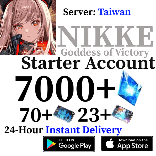 [TW] [INSTANT] (BUY 1 GET 3) 7000+ Gems GODDESS OF VICTORY: NIKKE Starter Reroll Account - Skye1204 Gaming Shop